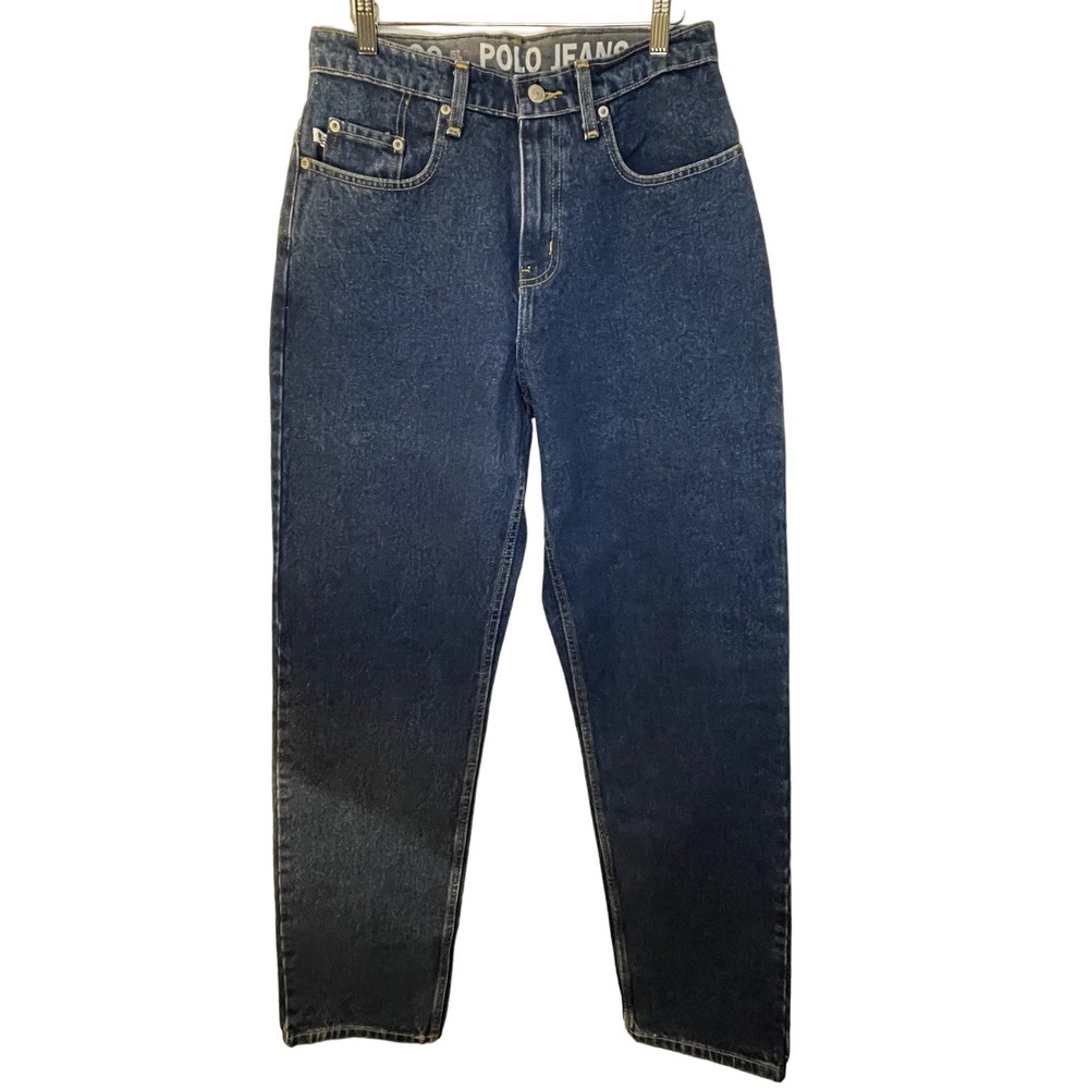 POLO RALPH LAUREN Jeans 30 x 34 Vintage 90s Deadstock NWT RL/1 Easy FIt Zip